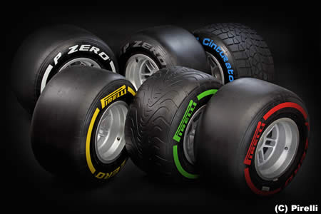 ピレリ、2012年F1タイヤを発表