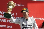F1イギリスGPで優勝したロズベルグ。
