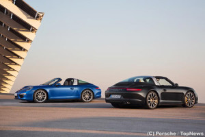 ポルシェ、デトロイトモーターショーで新型「911タルガ4」、「911タルガ4S」を世界初公開