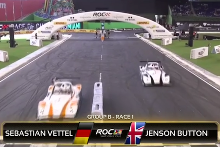 【ROC動画】バトン vs ベッテル、元F1王者同士の戦いは見応えあり／ネイションズカップ