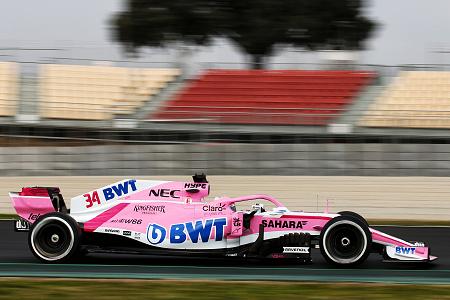 レーシングポイントの19年型f1マシンは ピンク ブルー Topnews