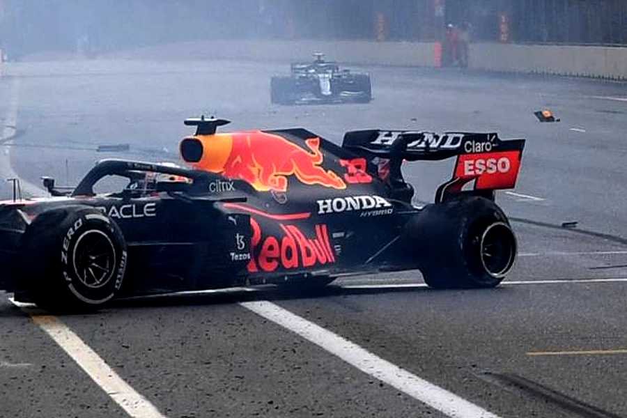 F1アゼルバイジャンGPでレッドブル・ホンダに起きたタイヤバースト原因調査の結果は？