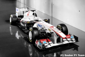 ザウバー、今季マシンはカラーリング変更