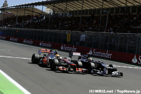 F1第8戦ヨーロッパGP日曜