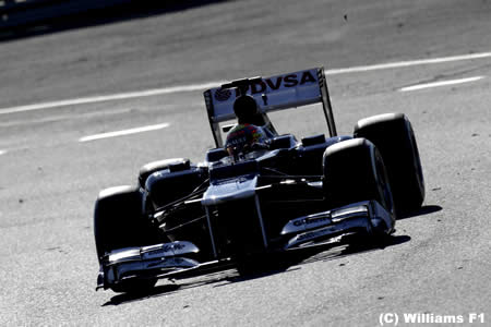 パストール・マルドナード、F1バルセロナテストの最速タイム記録