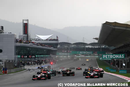 2012年F1、追い抜き回数増加