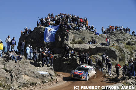 WRC第5戦アルゼンチンラリー、セバスチャン・ローブが優勝
