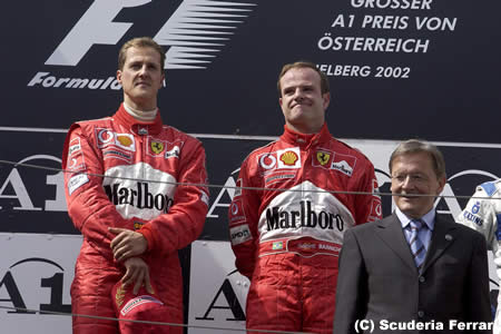 ルーベンス・バリチェロ、2002年にフェラーリから脅された