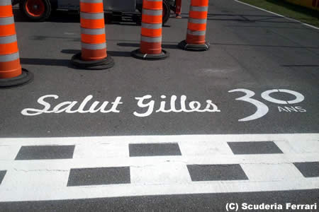 F1カナダGP、ジル・ビルヌーブ没後30年の記念ペイント