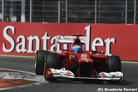 F1第8戦ヨーロッパGP、レースレポート
