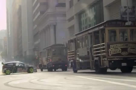 【動画】ケン・ブロック最新映像　今回はサンフランシスコの街中で神業ドリフト！
