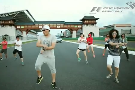 【動画】PSY 江南スタイル　F1韓国GPバージョン