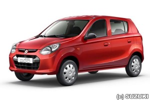 スズキ、インドで新型小型車「アルト800」を発売