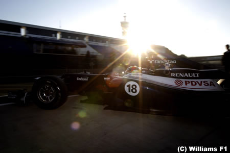 ウィリアムズ、2013年型車FW35を2回目のF1テストでお披露目