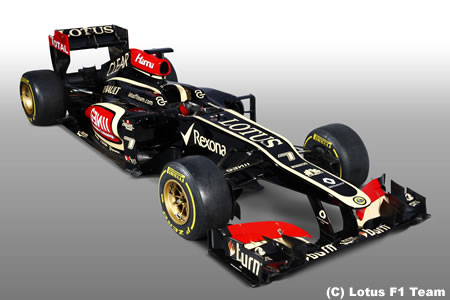 ロータス、段差付きの2013年F1マシンE21を発表