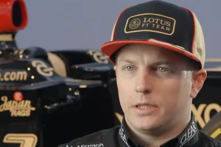 【動画】ライコネンのインタビュー（ロータス2013年F1マシンE21発表 ）