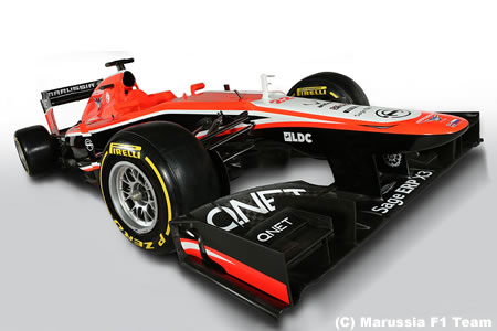 マルシャ、2013年F1マシンMR02発表