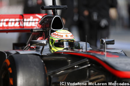 ペレス、マクラーレンの2013年F1マシンはバトン仕様