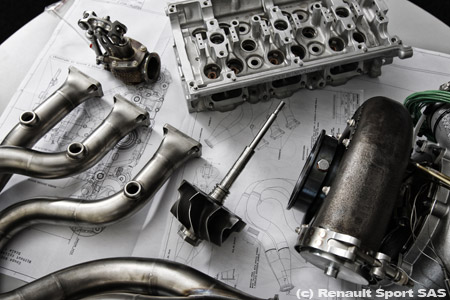 ルノー、2014年型V6ターボエンジン音を公開