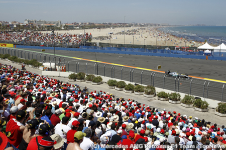 バレンシアが2014年F1開催を示唆、値切り交渉中