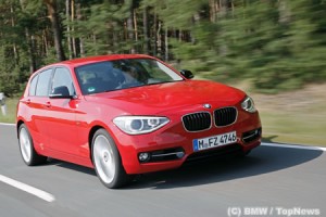 BMW、「1シリーズ（5ドア）」にiDriveナビを標準装備
