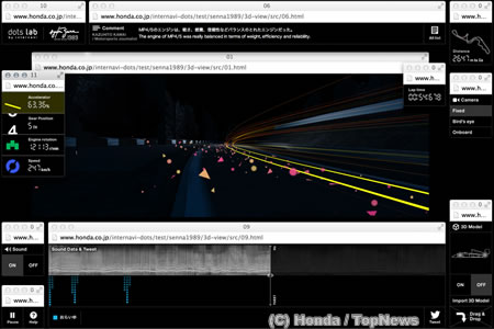 【動画】ホンダ、セナの鈴鹿最速ランを再現した3D映像を公開