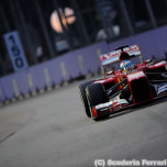 フェラーリ、アロンソは表彰台を狙う／F1シンガポールGP土曜まとめ