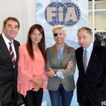 井原慶子、F1王者らとFIAドライバー委員会に出席