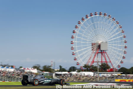 メルセデスAMG、ハミルトンが3番グリッド／F1日本GP土曜まとめ