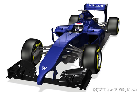 ウィリアムズ、2014年F1マシンFW36発表。アリクイノーズ採用