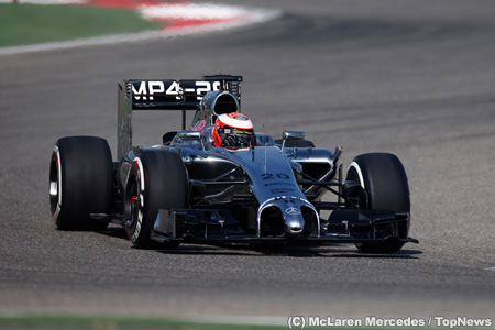 F1バーレーンテスト2日目、マクラーレンがトップで可夢偉6番手