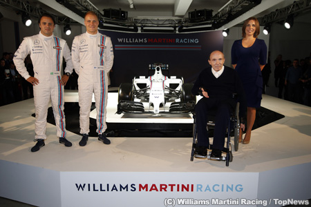 ウィリアムズ、マルティーニと契約締結で新カラーリングを発表
