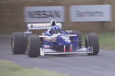 【懐かしい動画】デーモン・ヒル、1996年チャンピオンカーFW18に再会＝グッドウッド2014