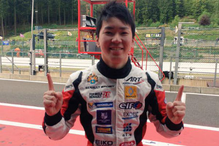 【Fルノー】笹原右京、レース2予選で初ポール獲得　ダブル優勝へ
