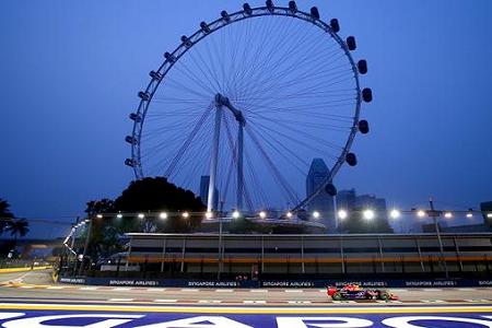 【P2速報】レッドブルとフェラーリがトップ3独占　マクラーレン・ホンダもトップ10／F1シンガポールGP