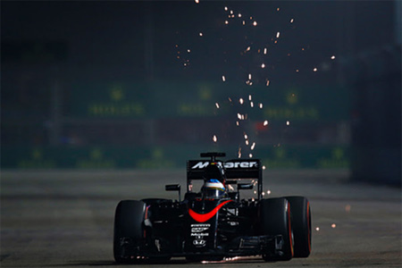 【マクラーレン・ホンダ】「実力通りの順位だ」フェルナンド・アロンソ／F1シンガポールGP1日目
