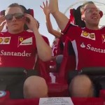 【動画】ベッテルとライコネン、フェラーリワールドで恒例の世界最速ジェットコースターに乗車