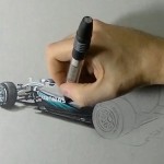 【動画】あなたも描ける？メルセデスAMG W07を手描きで完成させる映像