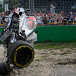 F1開幕戦でマシン大破の大クラッシュも「大丈夫」とアロンソ、安全基準に感謝