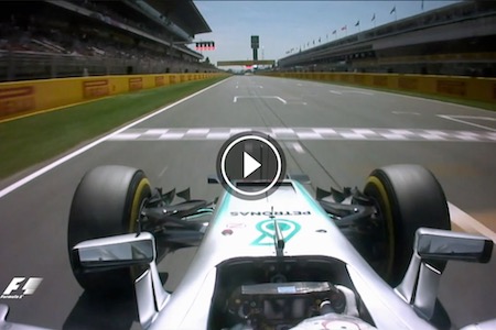 【オンボードカメラ映像】ポールを獲得したハミルトンのスーパーラップ／F1スペインGP予選