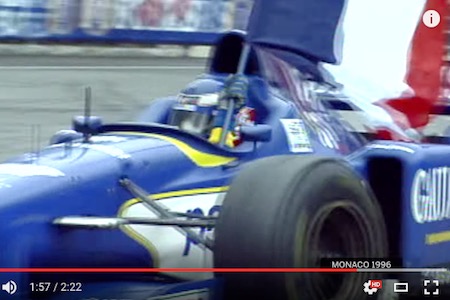【動画】1996年F1モナコGP：雨の荒れたレース、パニス（リジェ・無限ホンダ）が驚きの優勝
