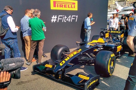 【動画】ピレリ、モナコGPで2017年の幅広タイヤを公開