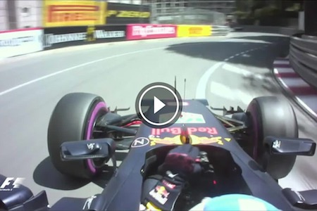 【動画】初ポールを獲得したリカルドのスーパーラップ／F1モナコGP予選