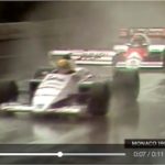【動画】1984年、雨のモナコで有名なセナのドライビング