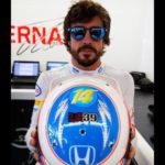 アロンソ、MotoGPで事故死したルイス・サロン追悼ヘルメットでF1カナダGPに挑む