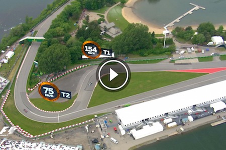 【動画】F1カナダGP上空からサーキット解説　トップスピードは341.9km/h