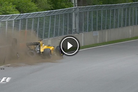 【動画】マグヌッセン、不可解なクラッシュで赤旗中断／F1カナダGPフリー走行3回目