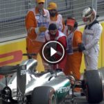 【動画】ハミルトン、クラッシュ／F1ヨーロッパGP予選Q3