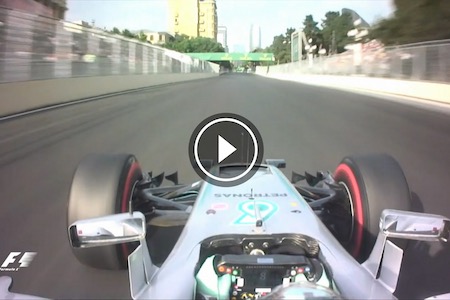 【動画】ロズベルグ、ポールポジションを獲得したラップのオンボードカメラ映像／F1ヨーロッパGP予選
