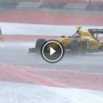 【P2ハイライト動画】F1オーストリアGPフリー走行2回目 ドライ、大雨、ドライと急変